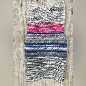 Body con tight strapless dress